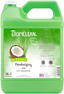 Tropiclean Aloe & Coconut Deodorizing Shampoo Gallon