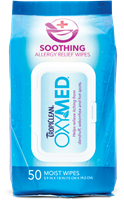 Tropiclean OxyMed Soothing Allergy Relief Wipes 50 Ct
