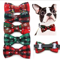 20 ct. Assorted Christmas Dog Bows Removable Dog Collar