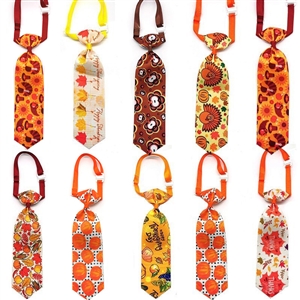 20 Ct. Thanksgiving Large Dog ties