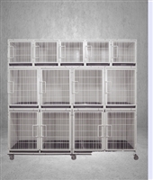 Powder Coated 11 Bank Professional Modular Standard Combination Cage System