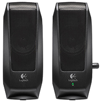 Logitech S120 Multimedia Speaker Set, Black