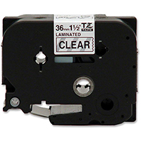 Brother TZe161 Compatible Black On Clear P-Touch Label Tape
