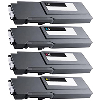 Dell S3840CDN Compatible High Yield Toner Cartridge Color Set