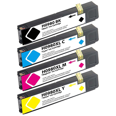 HP 980 Compatible Ink Cartridge 4-Pack