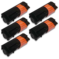 Kyocera Mita TK-1142 Set of Five Compatible Toner Cartridges Value Bundle