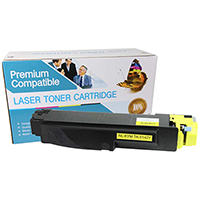 Kyocera Mita TK-5142Y Compatible Yellow Toner Cartridge