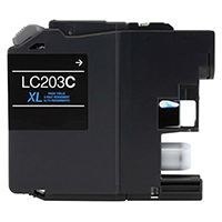 Brother LC203C Compatible Cyan Ink Cartridge
