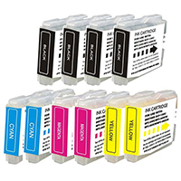 Brother LC51 Compatible  Inkjet Cartridge Value Bundle, (Includes 4 black, 2 cyan, 2 magenta and 2 yellow cartridges) (Save 30%)