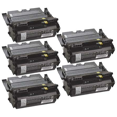 Lexmark 64015HA Set of Five Compatible Cartridges Value Bundle