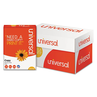Copy Paper, 20lb, 92 Bright, 8 Â½" x 11" - Case of 10 Reams (5,000 Pages Total)