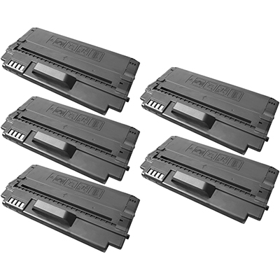 Toner Cartridge 5-Pack Value Bundle Compatible With Samsung ML-D1630A