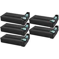 Toner Cartridge 5-Pack Value Bundle Compatible With Samsung SCX-D6555A