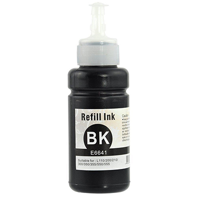Epson T664120 Compatible Black Ink Bottle