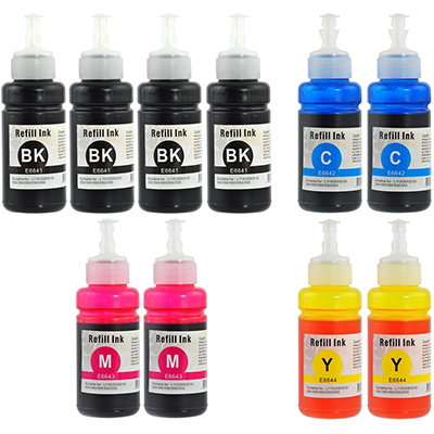 Epson T664 Compatible Ink Bottle 10-Pack