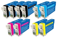 Epson T126 Remanufactured Ink Cartridge 10-Pack Value Bundle