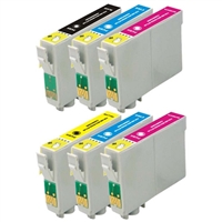 Epson T078 Remanufactured Ink Cartridge 6-Pack Value Bundle