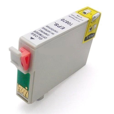 Epson T087020 Remanufactured Gloss Optimizer Ink Cartridge