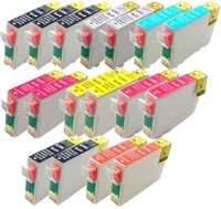 Epson T087 Remanufactured Ink Cartridge 20-Pack Value Bundle