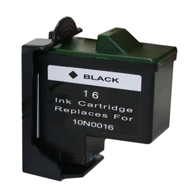 Lexmark 10N0016 (No. 16) Remanufactured Black Ink Cartridge