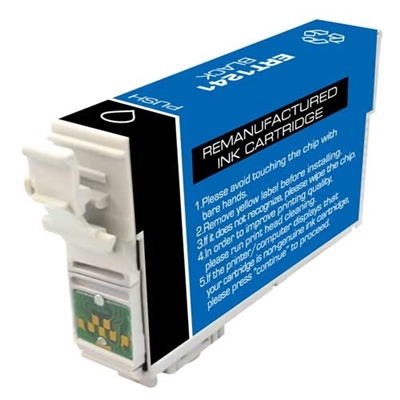 Epson T124120 Remanufactured Black Pigment Ink Cartridge