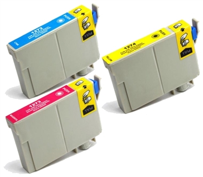 Epson T127520 Remanufactured Ink Cartridge 3-Pack Value Bundle