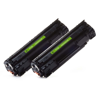 Canon 128 Set of Two Compatible Toner Cartridges - 3500B001AA