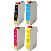 Epson T200 Remanufactured Ink Cartridge 4-Pack Value Bundle