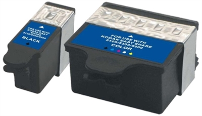 Kodak Compatible 1215581, 1810829, No. 10 Inkjet Cartridge Two Pack Value Bundle
