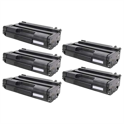 Ricoh 407024 (Type 4400X) Compatible Toner Cartridge 5-Pack Value Bundle