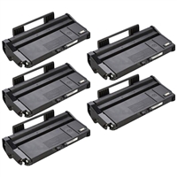 Ricoh 407165 (Type SP100LA) Compatible Toner Cartridge 5-Pack Value Bundle