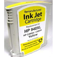 HP C4909AN (HP 940XL) Remanufactured Yellow Ink Cartridge