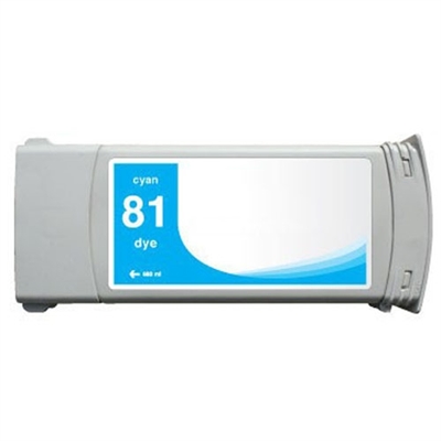HP C4931A (HP 81) Compatible Cyan Ink Cartridge