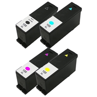 Lexmark 14N10 Remanufactured Ink Cartridge Four Pack Value Bundle