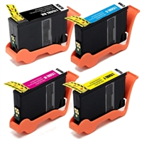 Lexmark 14N16 (150XL) Compatible Ink Cartridge High Yield 4 Pack Value Bundle