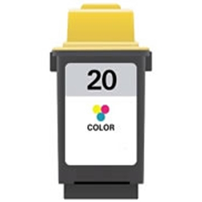 Lexmark 15M0120 (No. 20) Remanufactured Color Ink Cartridge
