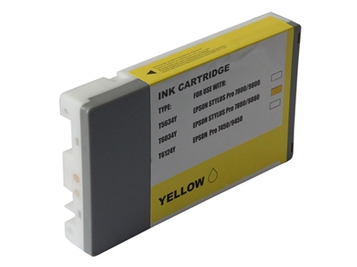 Epson T603400 Compatible Yellow Pigment Ink Cartridge