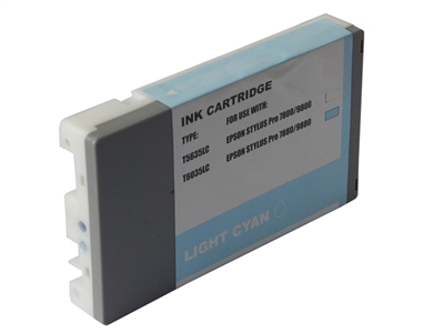 Epson T603500 Compatible Light Cyan Pigment Ink Cartridge