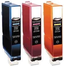 Canon 0621B016 Compatible Ink Cartridge 3-Color Value Bundle