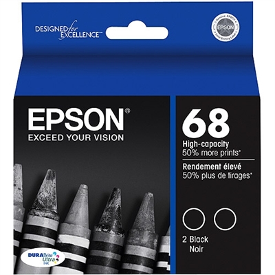 Epson Ultra High-Capacity Black Ink Twinpack (370 x 2 Yield)