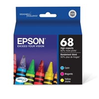 Epson T068520 High-Capacity Color Ink Cartridge Multi Pack