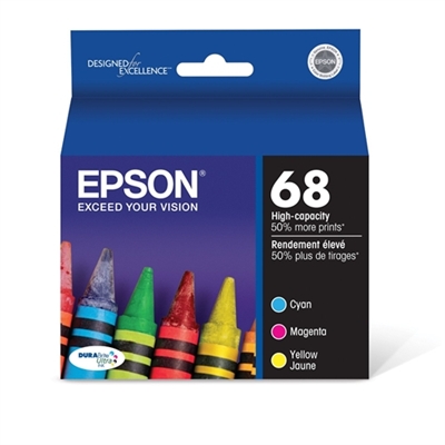 Epson T068520 High-Capacity Color Ink Cartridge Multi Pack