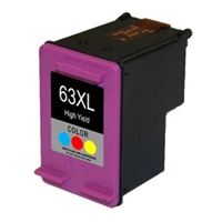 HP F6U63AN (HP 63XL) Compatible High Yield Tri-Color Ink Cartridge