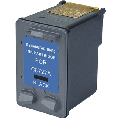 HP C8727A (HP 27) Remanufactured Black Ink Cartridge
