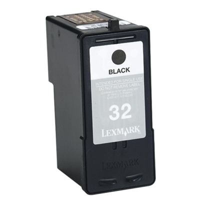 Lexmark 18C0032 (No. 32) Remanufactured Black Ink Cartridge