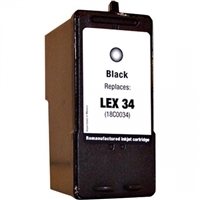 Lexmark 18C0034 (No. 34) Remanufactured Black Ink Cartridge