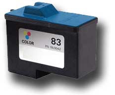 Lexmark 18L0042 (No. 83) Remanufactured Color Ink Cartridge