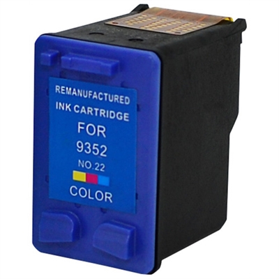 HP C9352AN (HP 22) Remanufactured Color Ink Cartridge