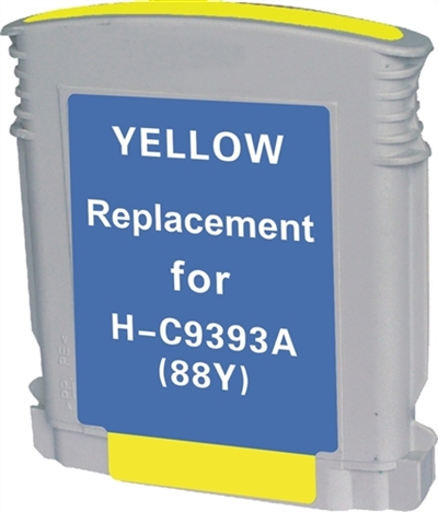 HP C9393AN (HP 88) Remanufactured Yellow Ink Cartridge