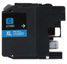 Brother LC103C Compatible Cyan Ink Cartridge